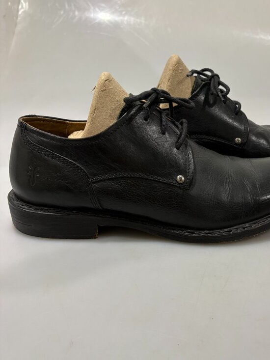 Frye 12 Black Leather Oxfords Shoes 16551 main image 7